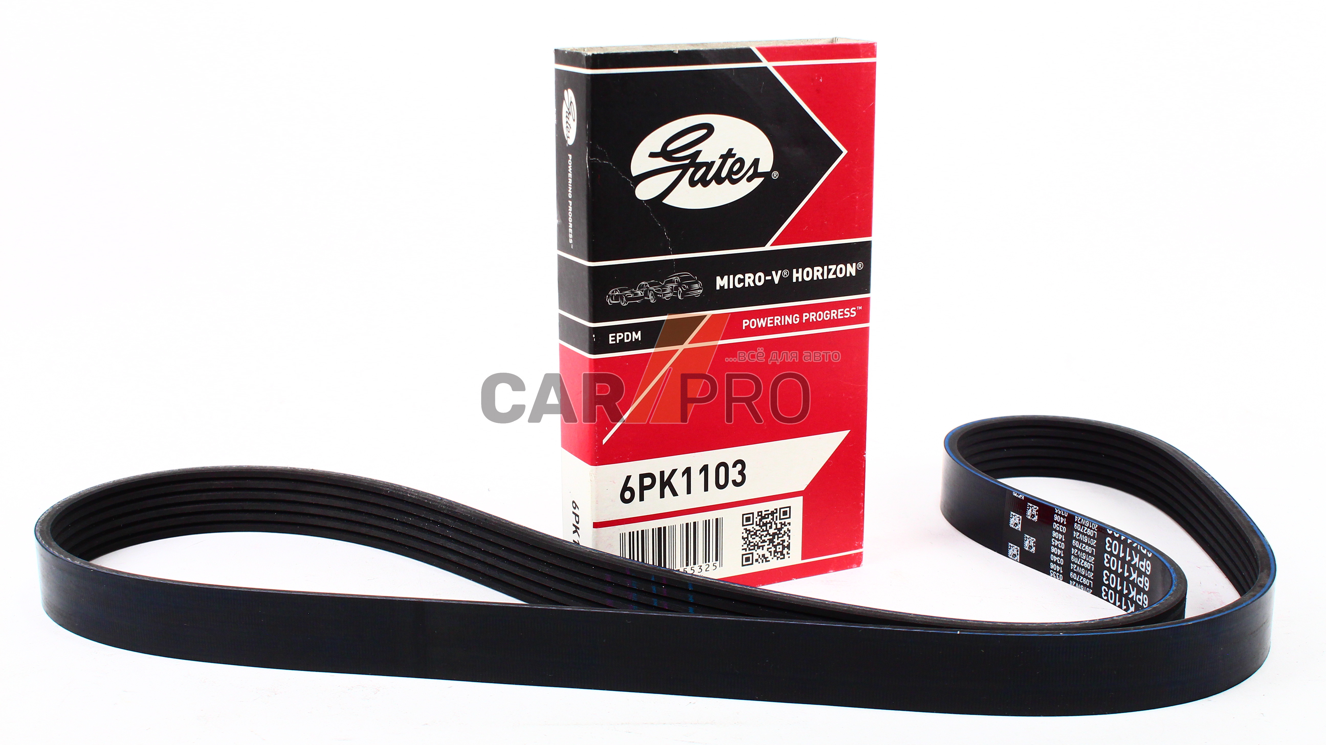 Serpentine belt GATES 6PK1103  HONDA Accord, NISSAN Maxima/Tiida 1.8-3.0 98-12 GATES