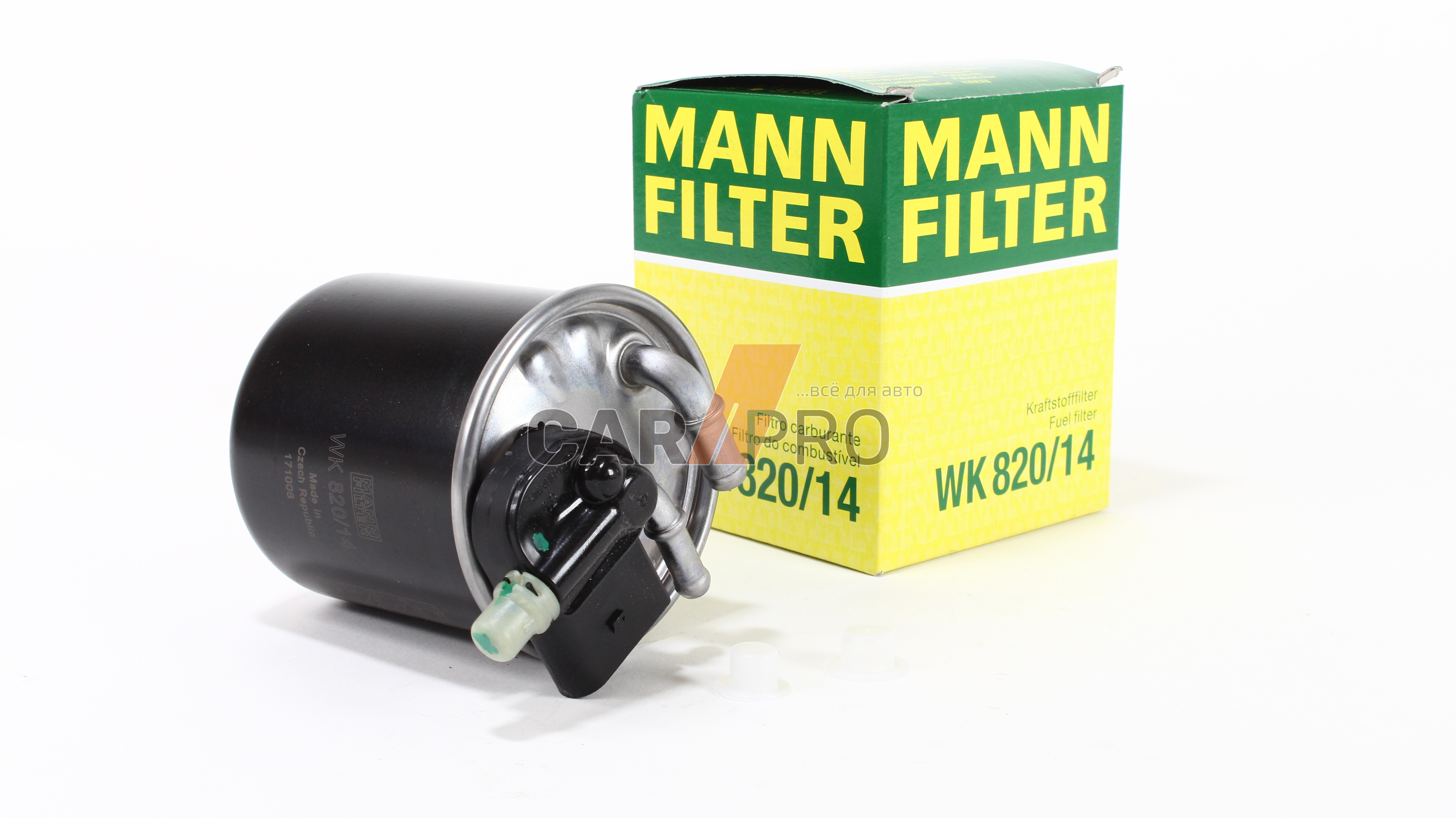 Фильтр топливный, 2.2-3.0CDI 09- (с обогревом) MANN-FILTER